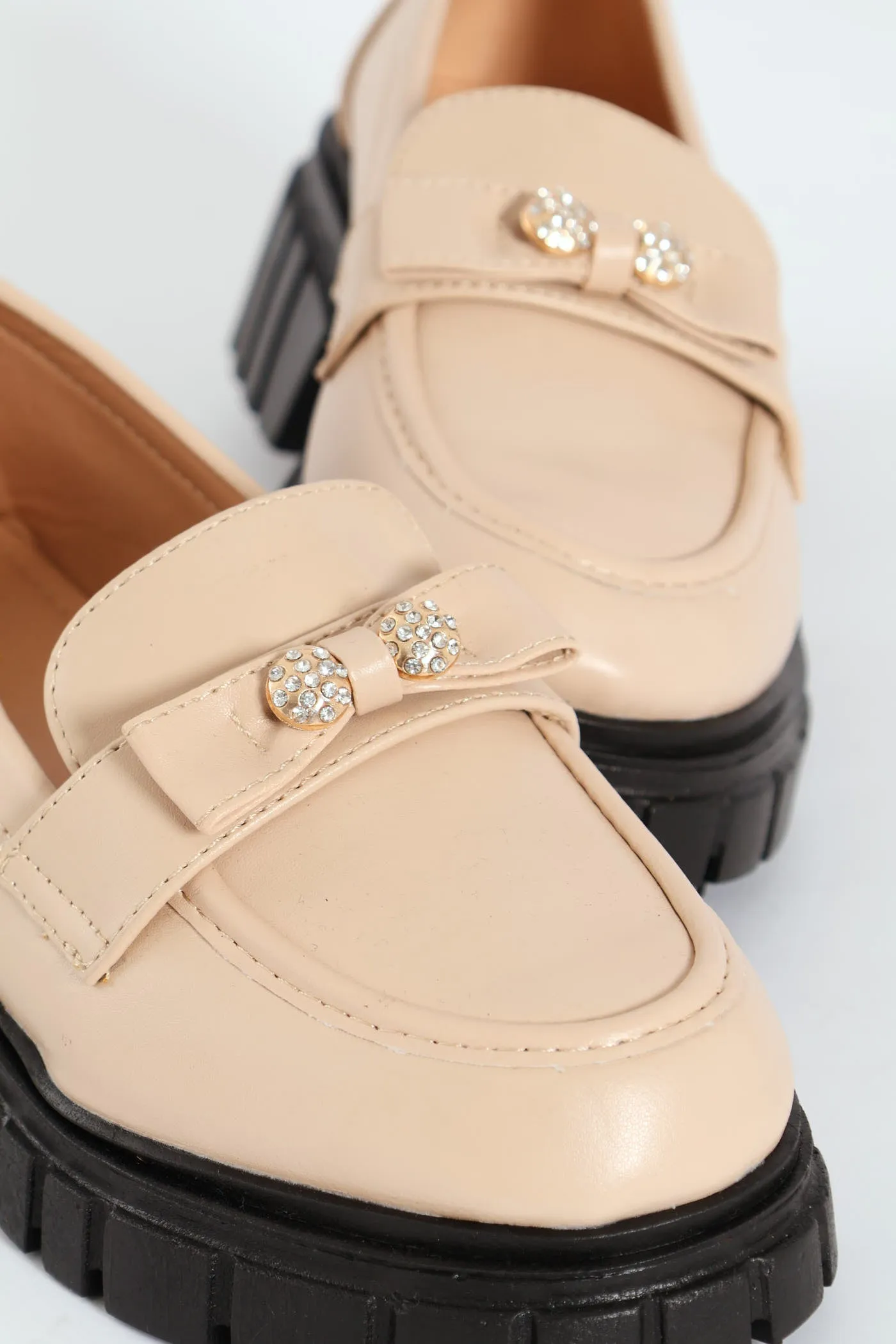 Girls Loafer - Beige