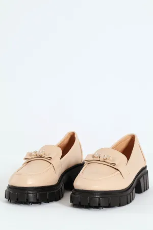 Girls Loafer - Beige