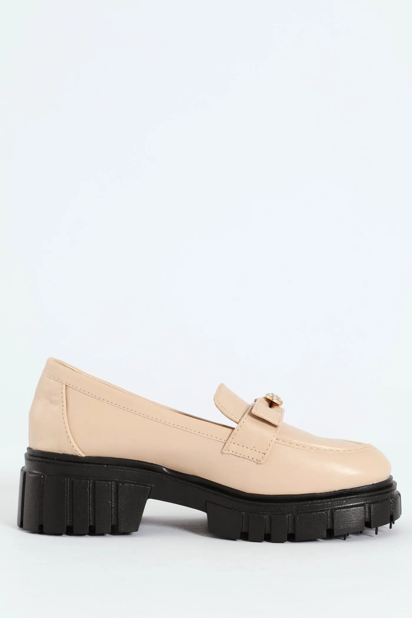 Girls Loafer - Beige