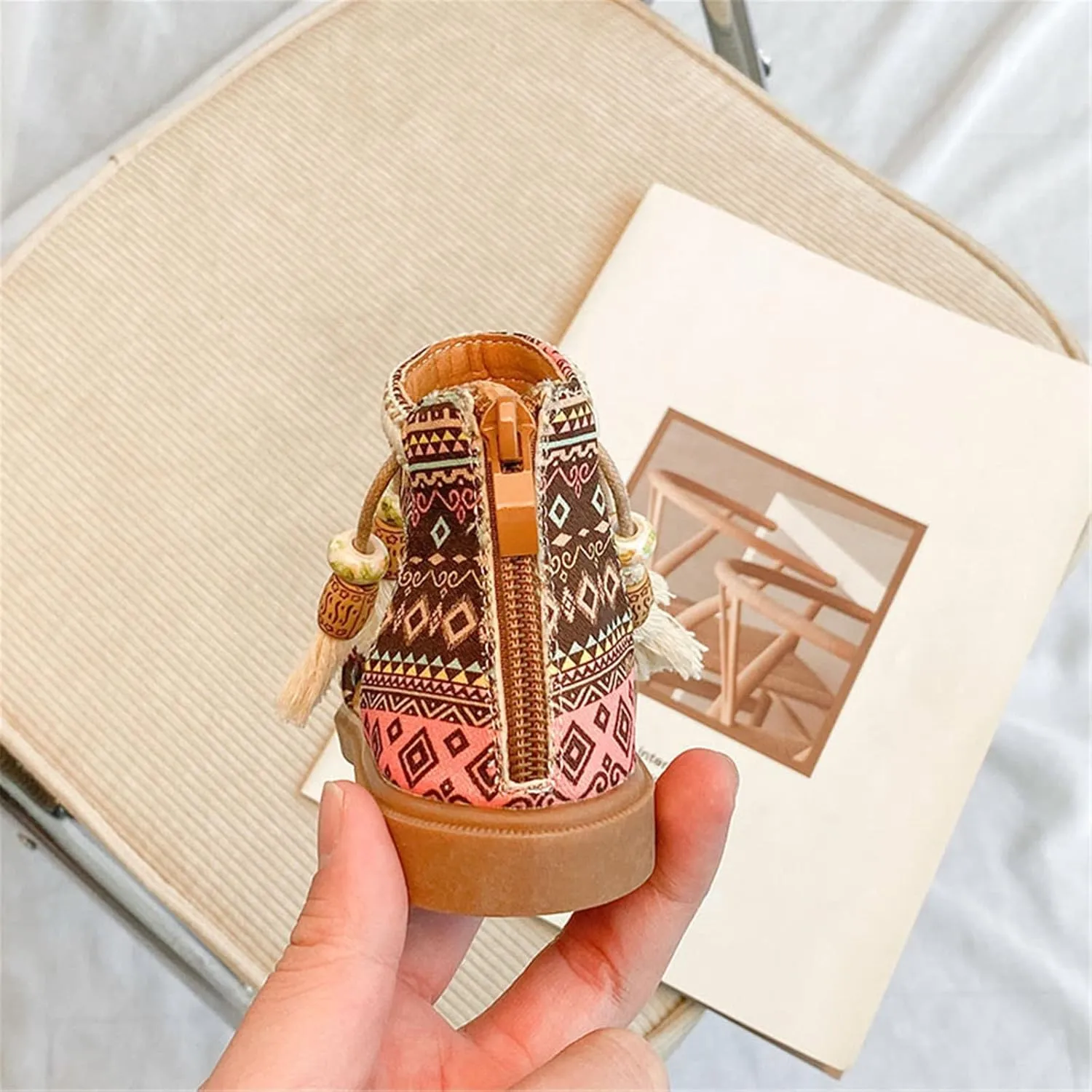 Girls Open Toe Sandals Stilettos Fashion Tassel Ankle Strap Pumps Back Zip Summer Dress Shoes Girls Size 4 Sandals