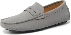 Go Tour Men's Penny Loafers Moccasin Driving Shoes Slip On Flats Boat Shoes