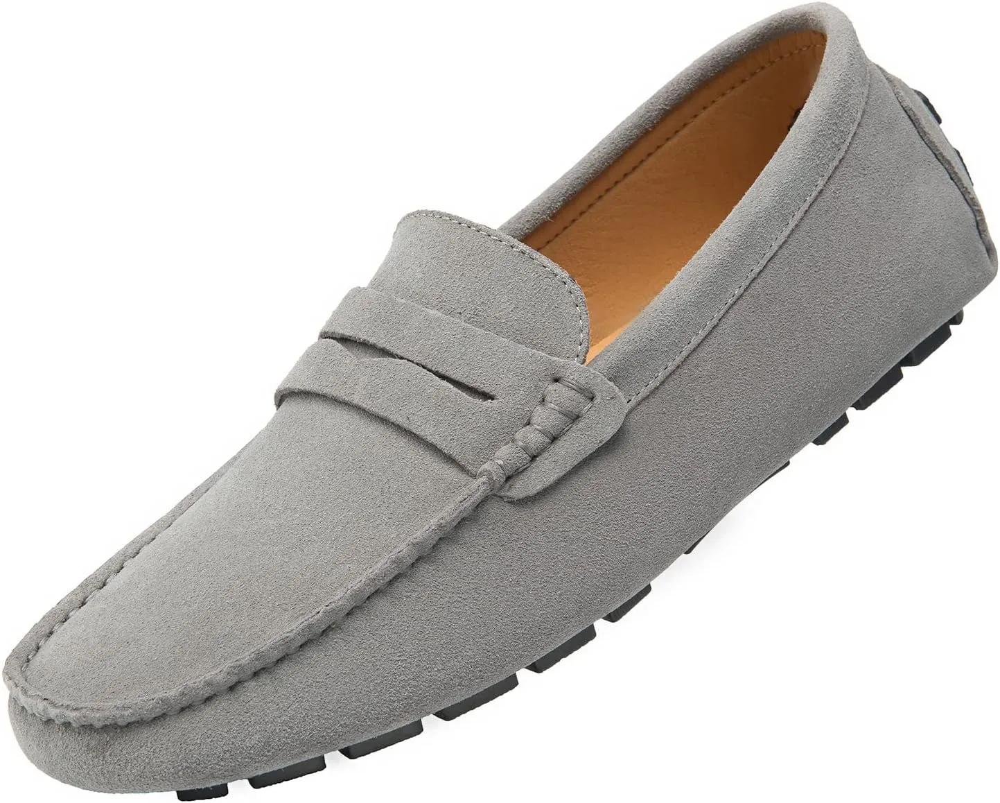 Go Tour Men's Penny Loafers Moccasin Driving Shoes Slip On Flats Boat Shoes