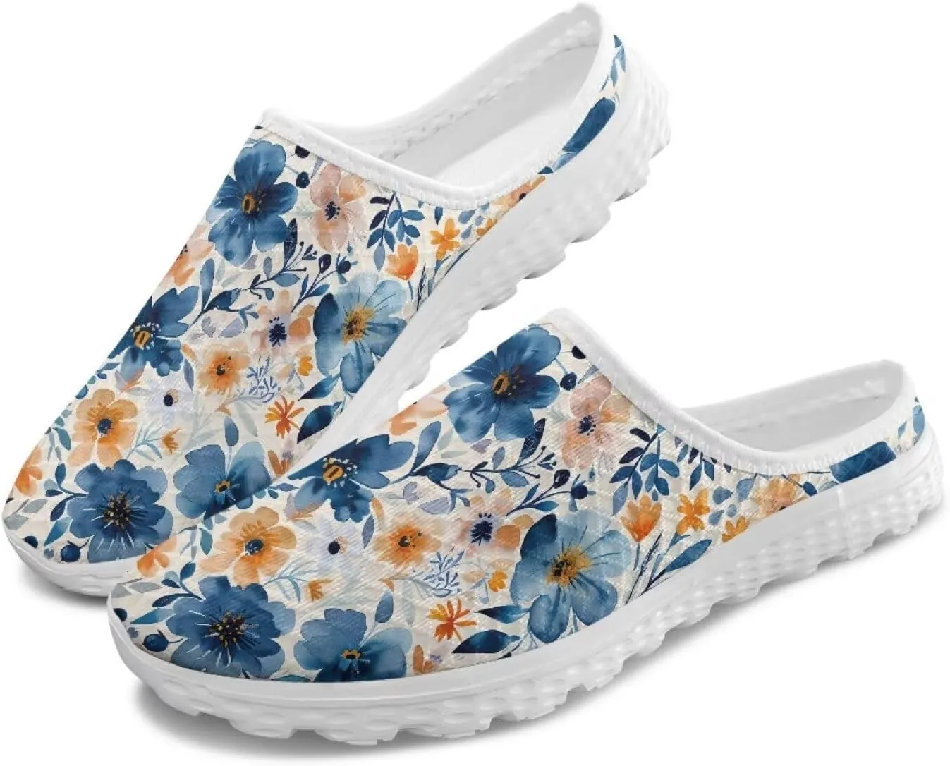 GOSTONG Slip-On Mule Clog for Women Comfortable Mules Shoes Breathable Non Slip Backless Slide Loafers for Walking Work Size 6-13.5