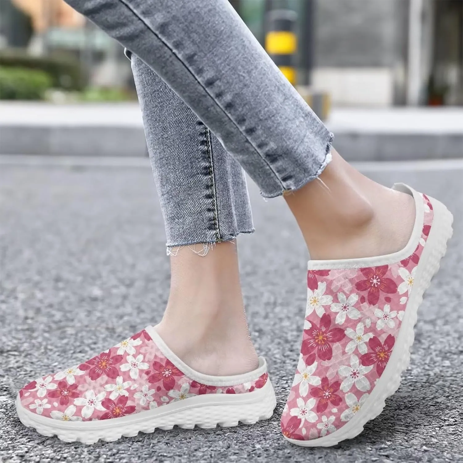GOSTONG Slip-On Mule Clog for Women Comfortable Mules Shoes Breathable Non Slip Backless Slide Loafers for Walking Work Size 6-13.5