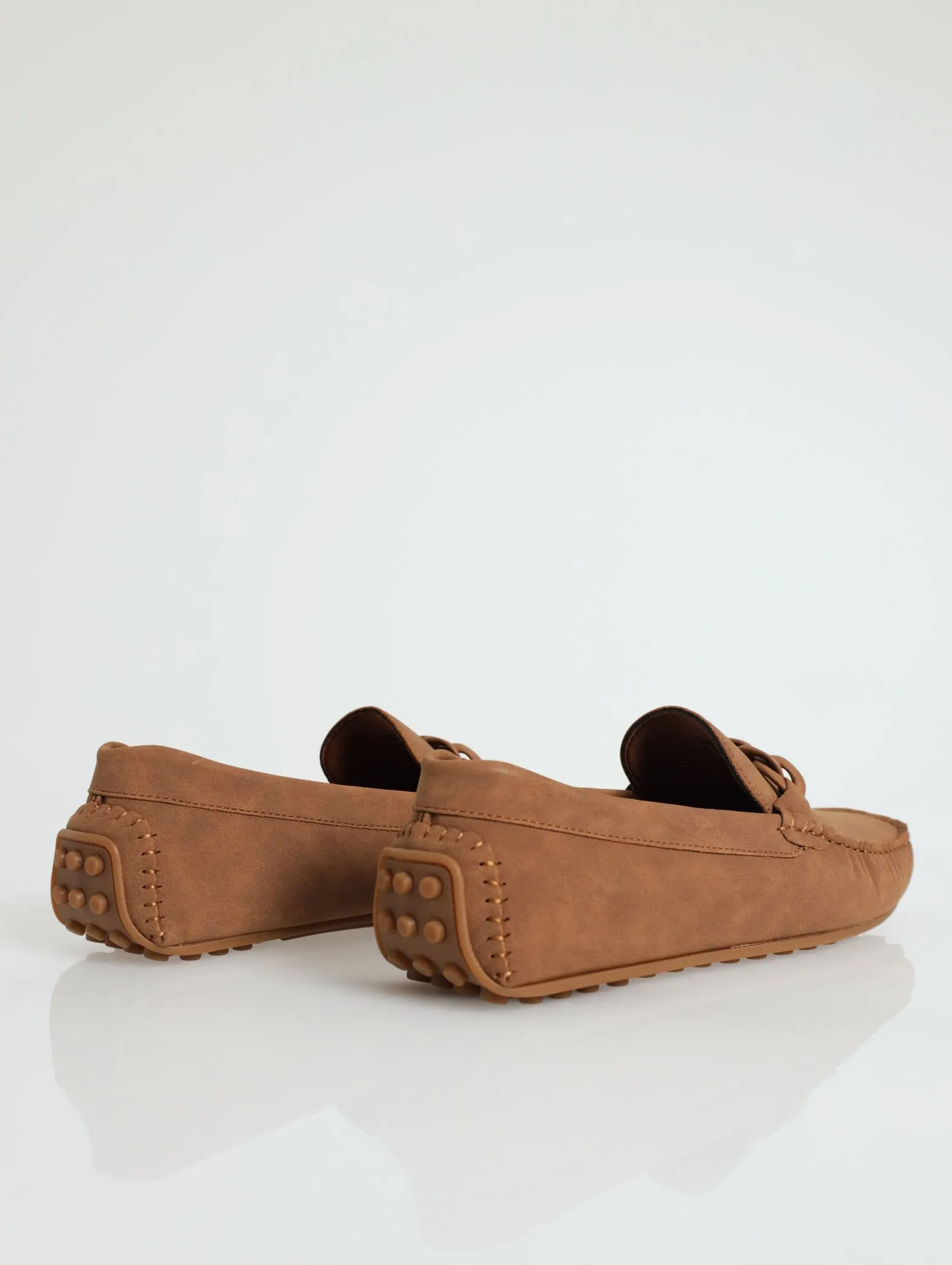 Greenwood Mono Metal Trim Loafer - Cognac
