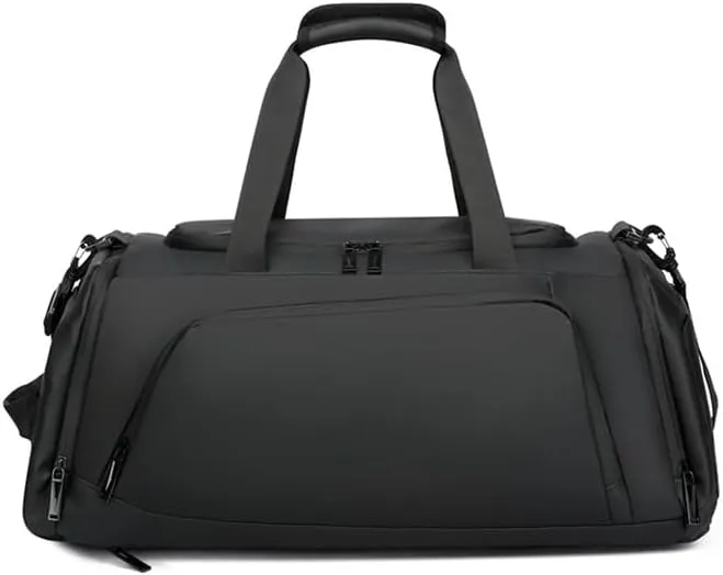 Gym Bag for Men and Women, with shoes and wet compartments - travel, sports, fitness and waterproof overnight bag