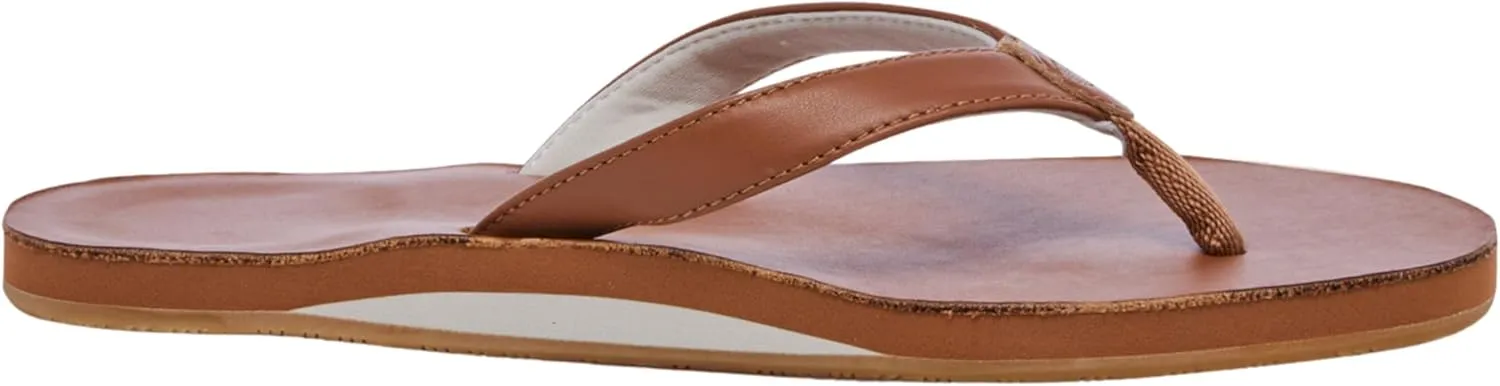 Hari Mari- The Clipper- Women's Waterproof Boat-Safe Full-Grain Leather Sandal- No Break Ins, Beveled Edge to Reduce Tripping, and Floats in Water