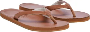 Hari Mari- The Clipper- Women's Waterproof Boat-Safe Full-Grain Leather Sandal- No Break Ins, Beveled Edge to Reduce Tripping, and Floats in Water
