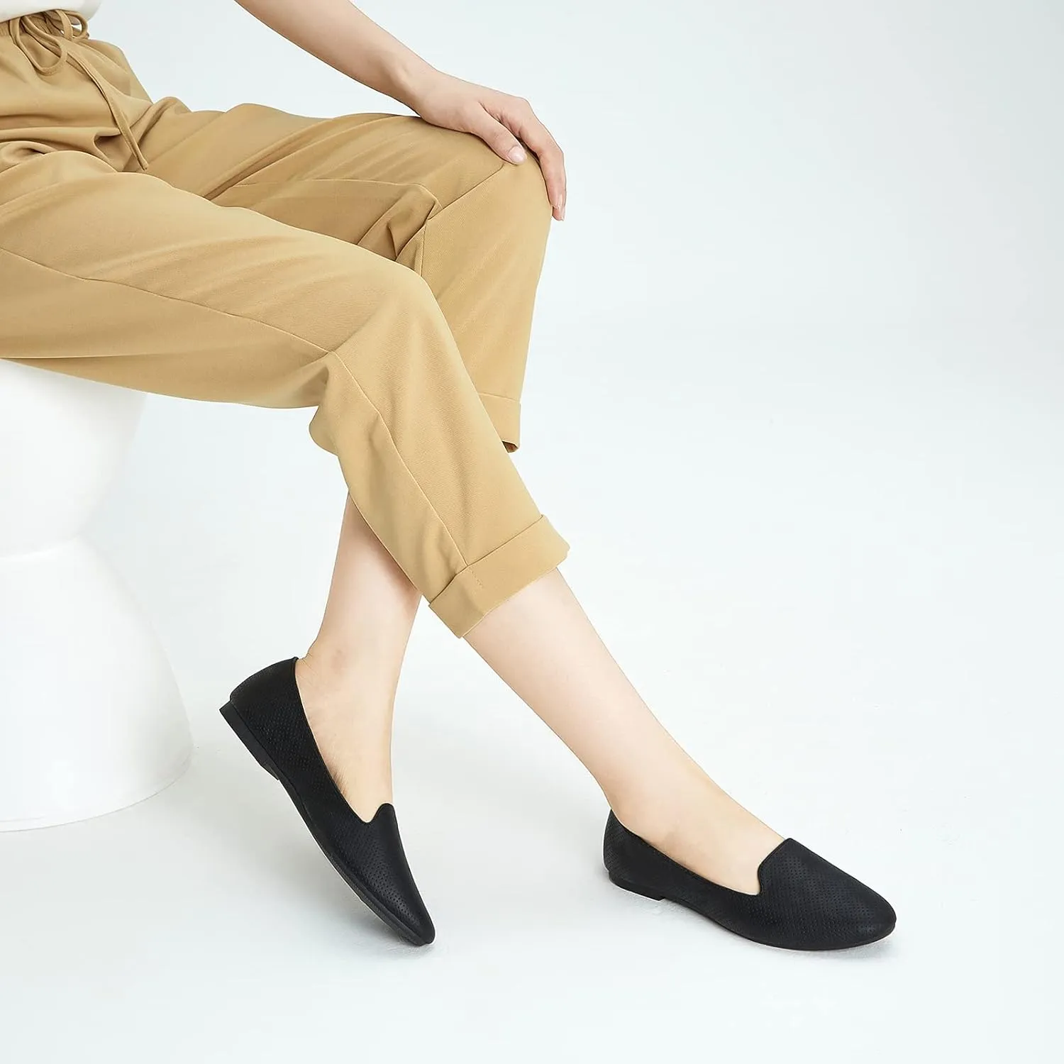 hash bubbie Women's Flats Shoes Dress Shoes for Women Business Dressy Casual Shoes Ballet Flats Loafers Comfortable Slip on Shoes