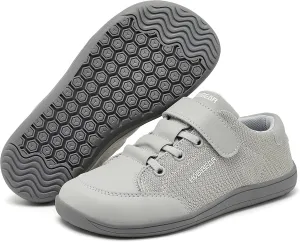 HOBIBEAR Kids Barefoot Shoes Wide Toe Box Zero Drop for Toddler Little Big Kid Boys Girls Walking Sneaker