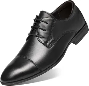 HOOENG Dress Oxford Formal Shoes for Men Lace Up Crocodile Print Derby Shoes Round Cap Toe Leather Slip Resistant Block Heel Low Top Anti-Slip Wedding (Size : 12, 颜色 : Crocodile Print)