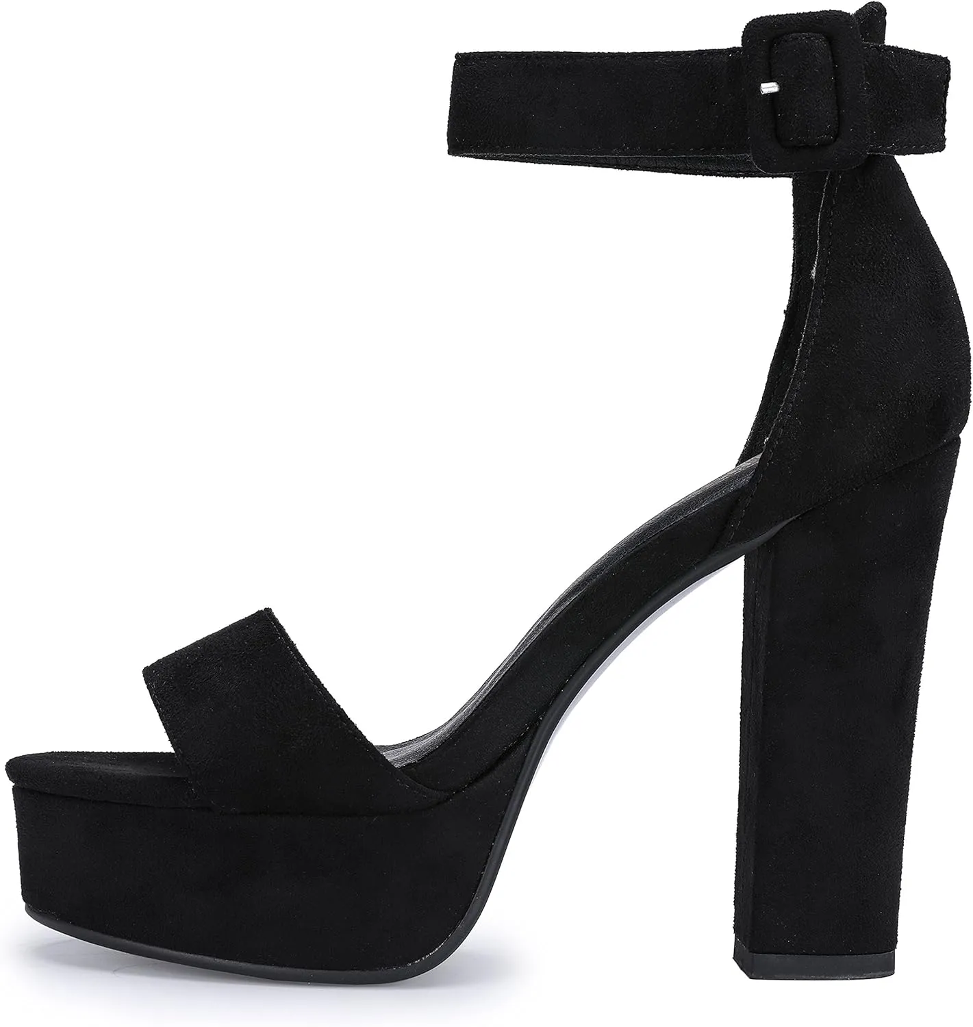IDIFU Women's Ankle-Strap Heeled Sandal