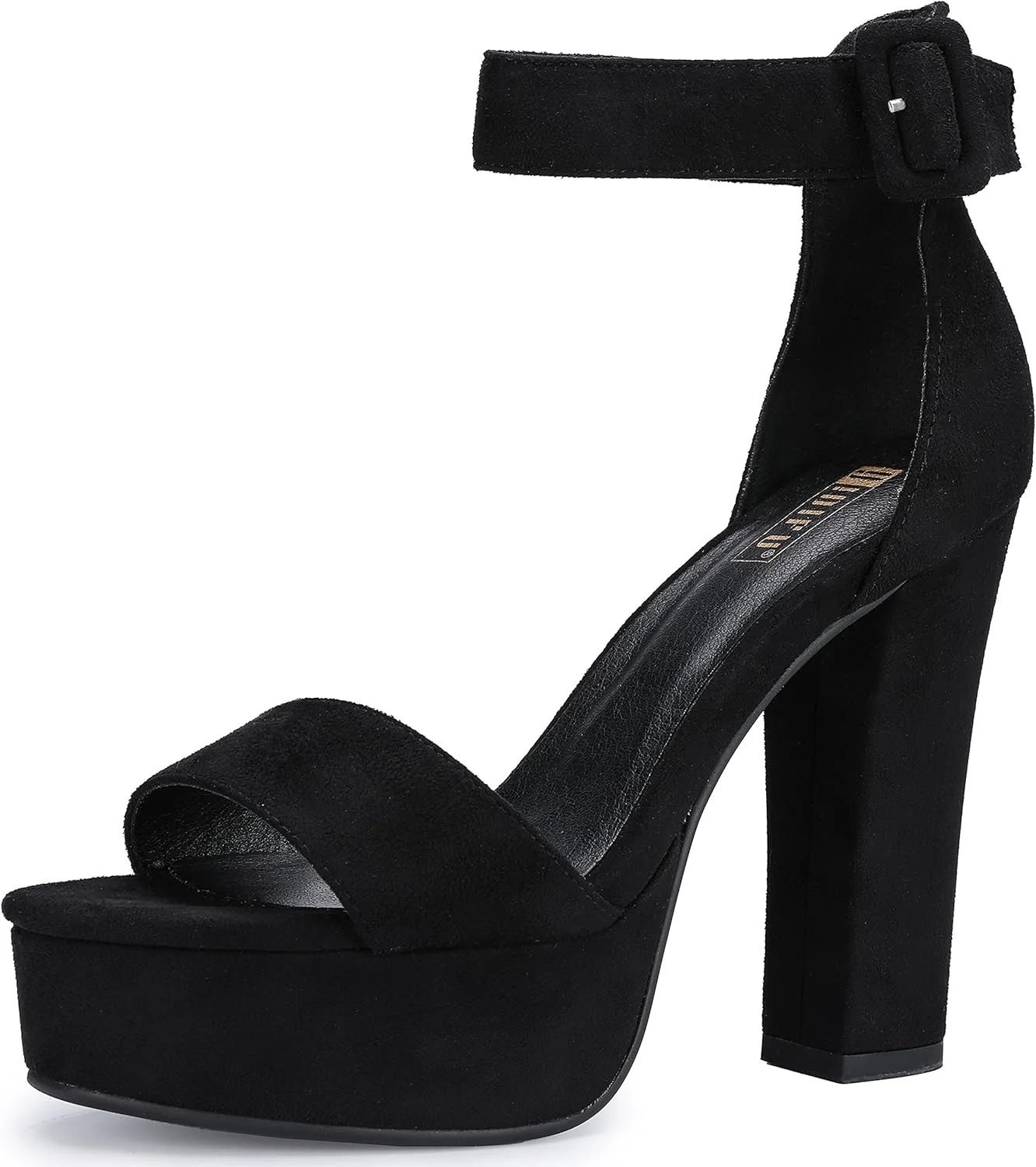 IDIFU Women's Ankle-Strap Heeled Sandal