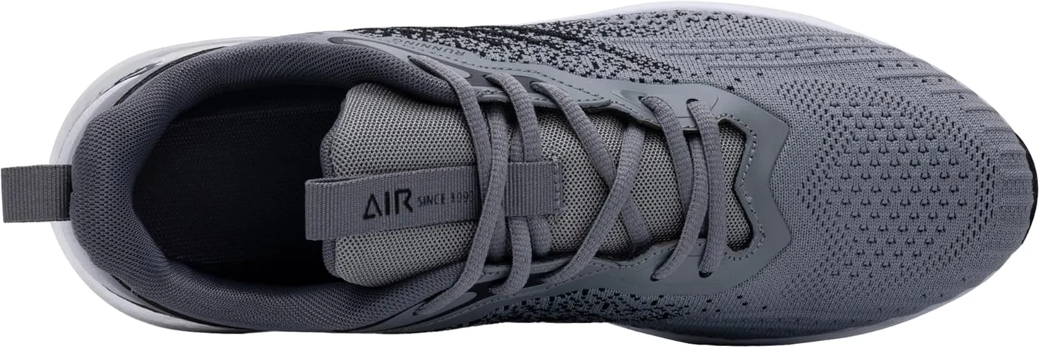 IIV Mens Air Running Shoes Casual Tennis Walking Athletic Gym Fashion Lightweight Slip On Sneakers