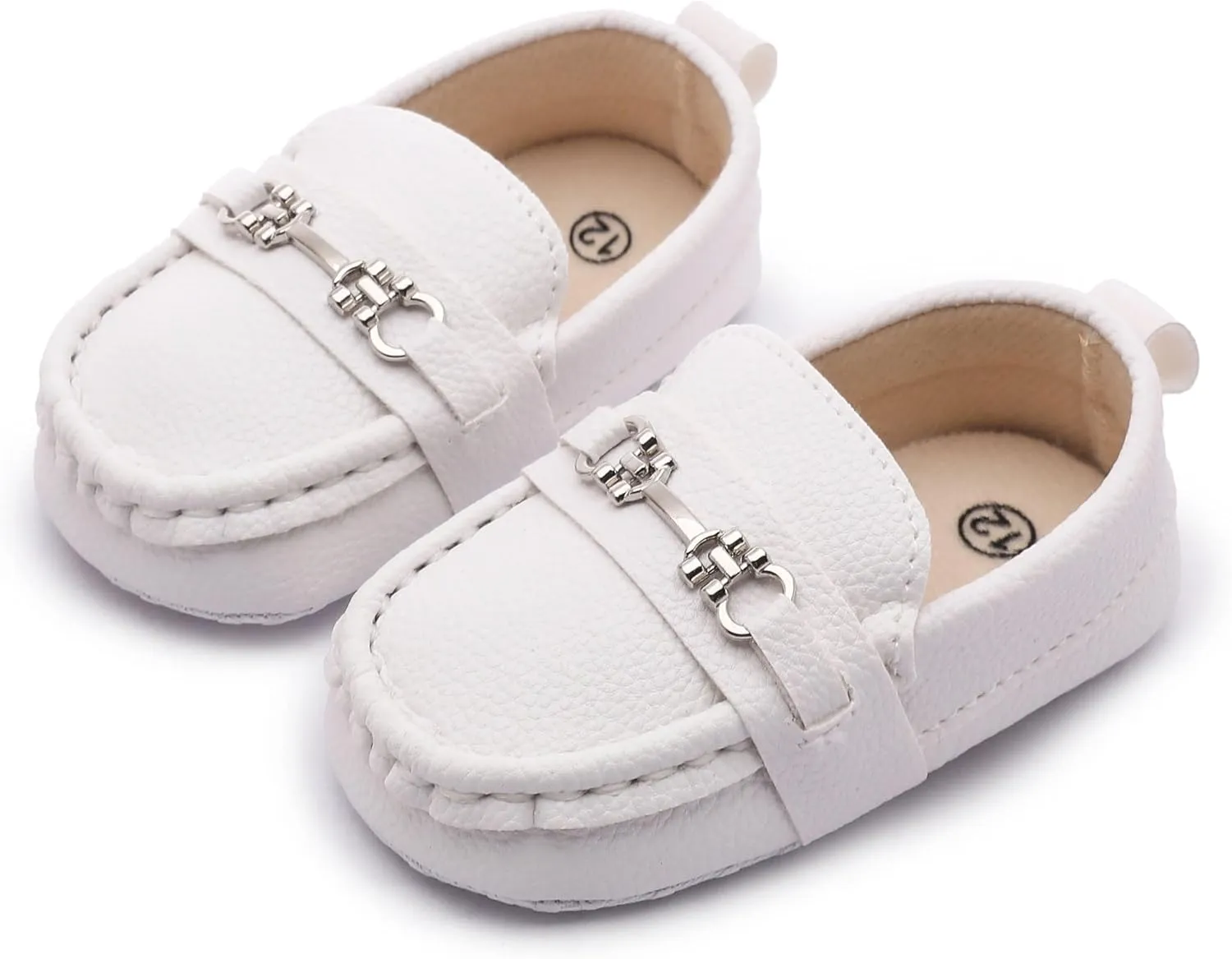 Infant Baby Boys Loafers Soft Sole PU Leather Toddler Moccasins Girls First Walking Crib Dress Shoes