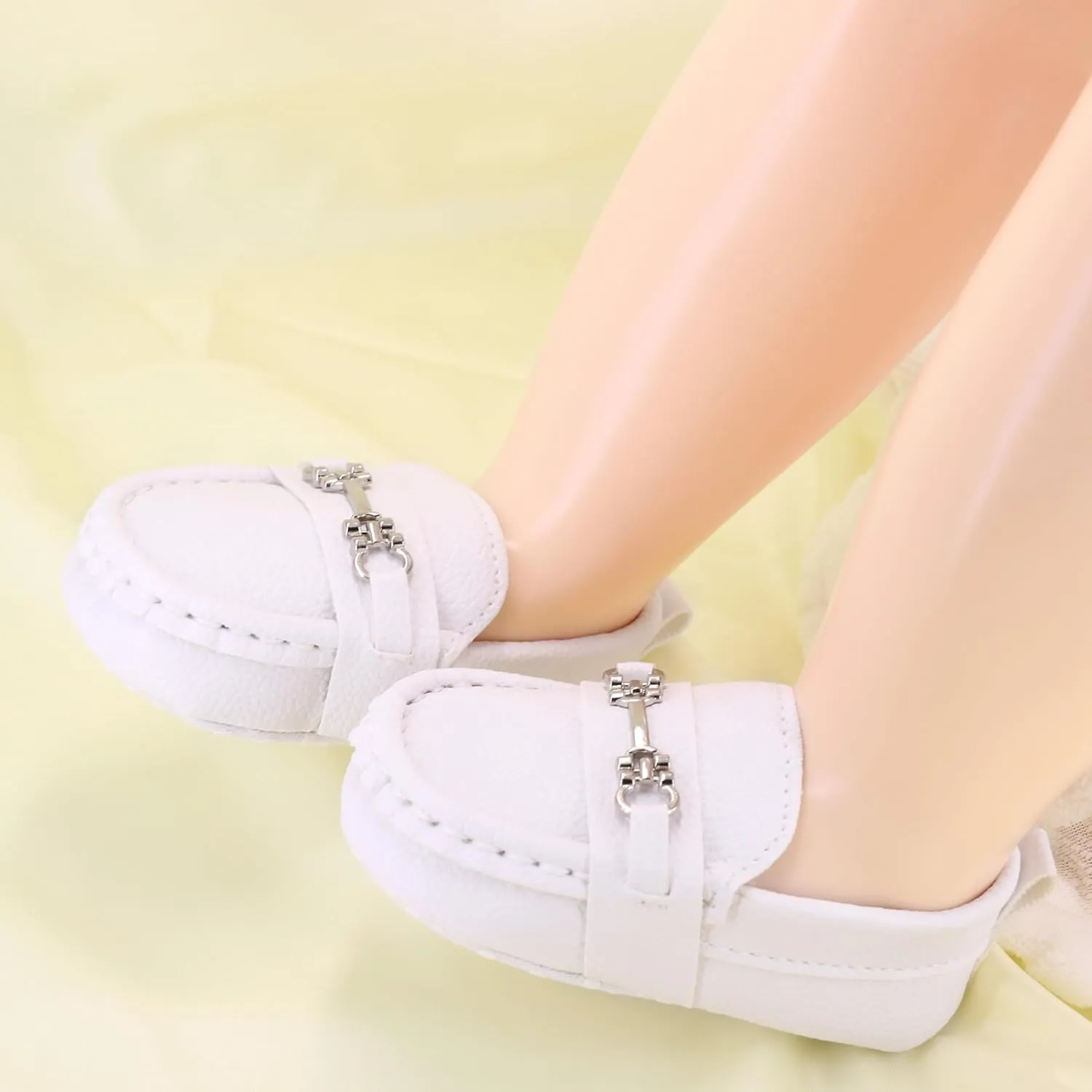 Infant Baby Boys Loafers Soft Sole PU Leather Toddler Moccasins Girls First Walking Crib Dress Shoes