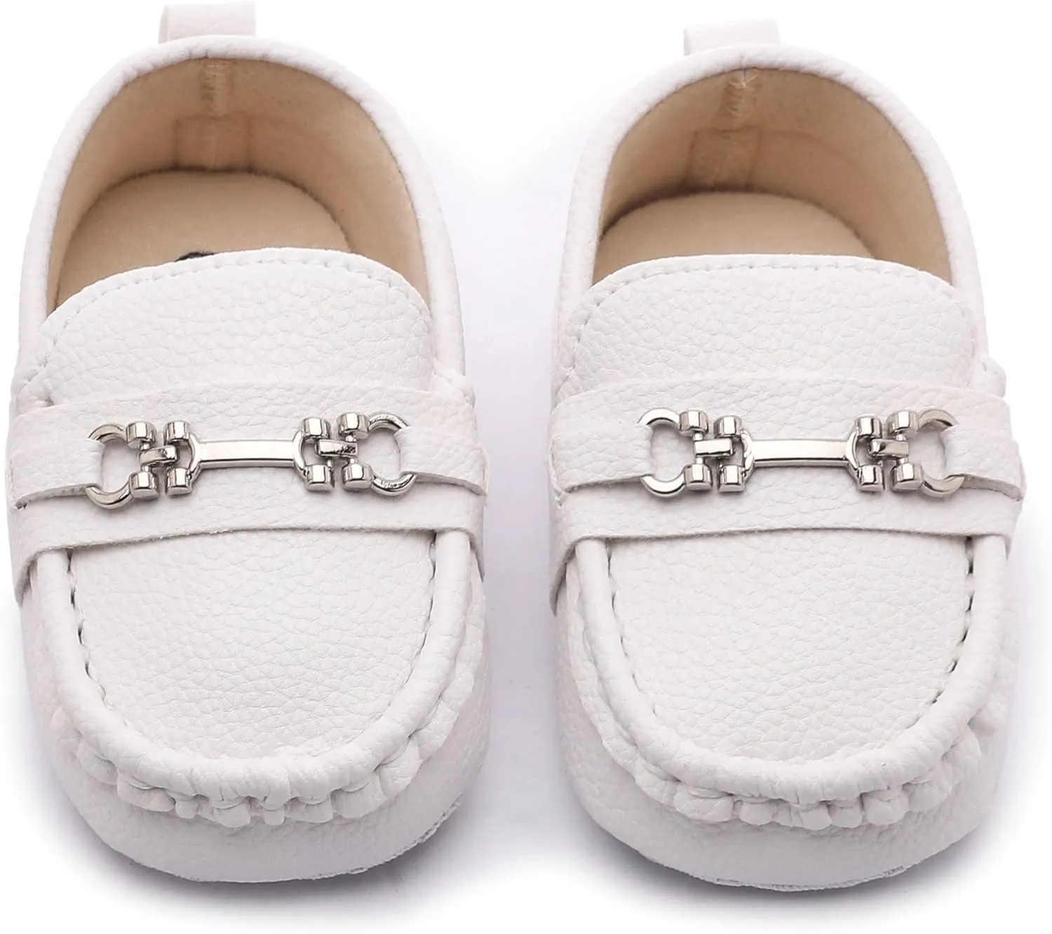 Infant Baby Boys Loafers Soft Sole PU Leather Toddler Moccasins Girls First Walking Crib Dress Shoes