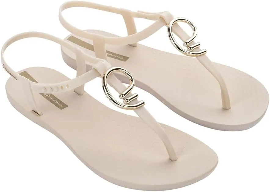Ipanema Women's Slide Flip-Flop, Gold, 8