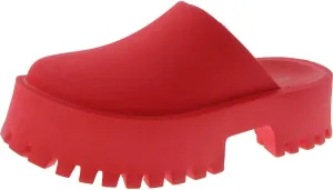 Jeffrey Campbell Womens Slip On Lugged Sole Clogs
