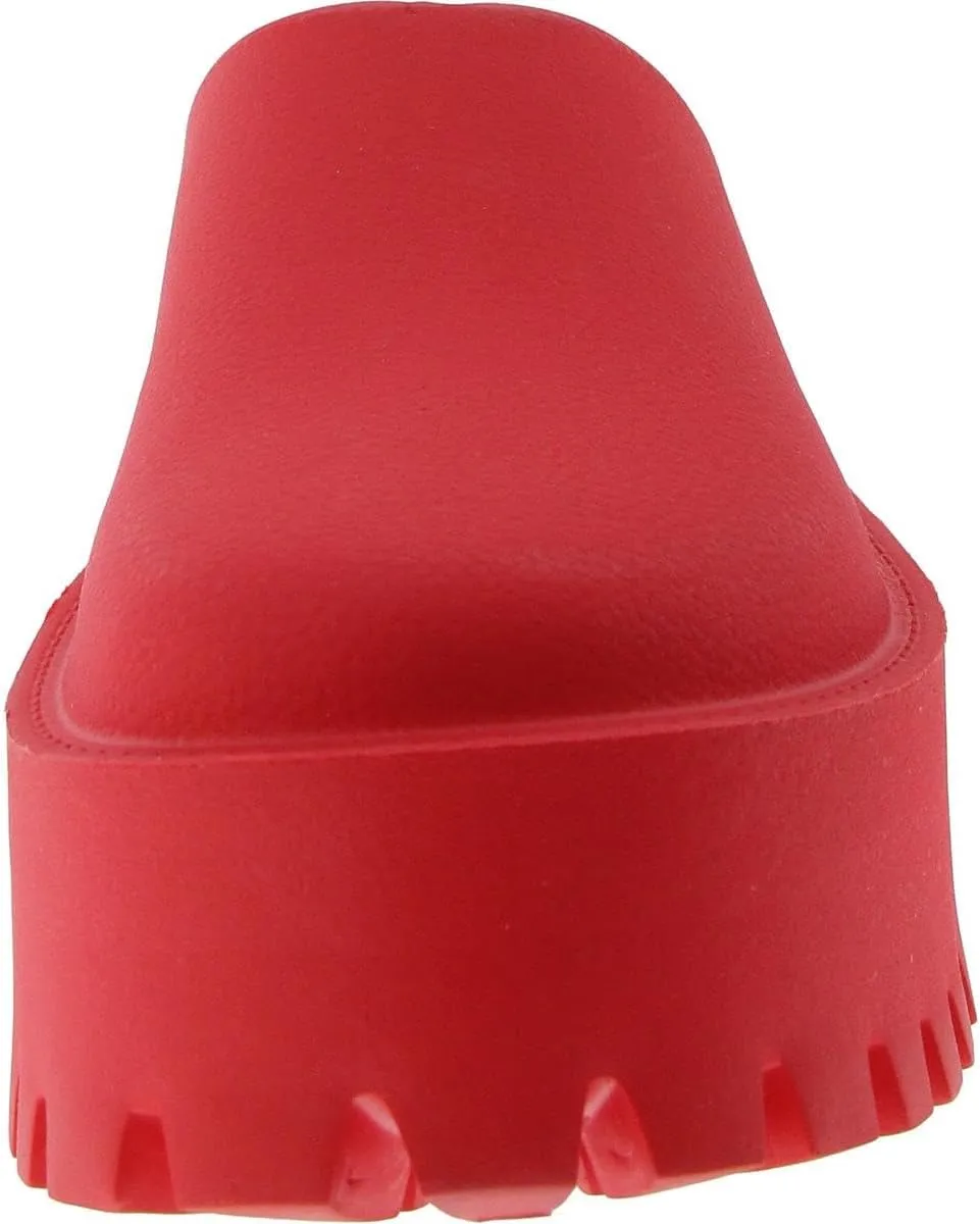 Jeffrey Campbell Womens Slip On Lugged Sole Clogs