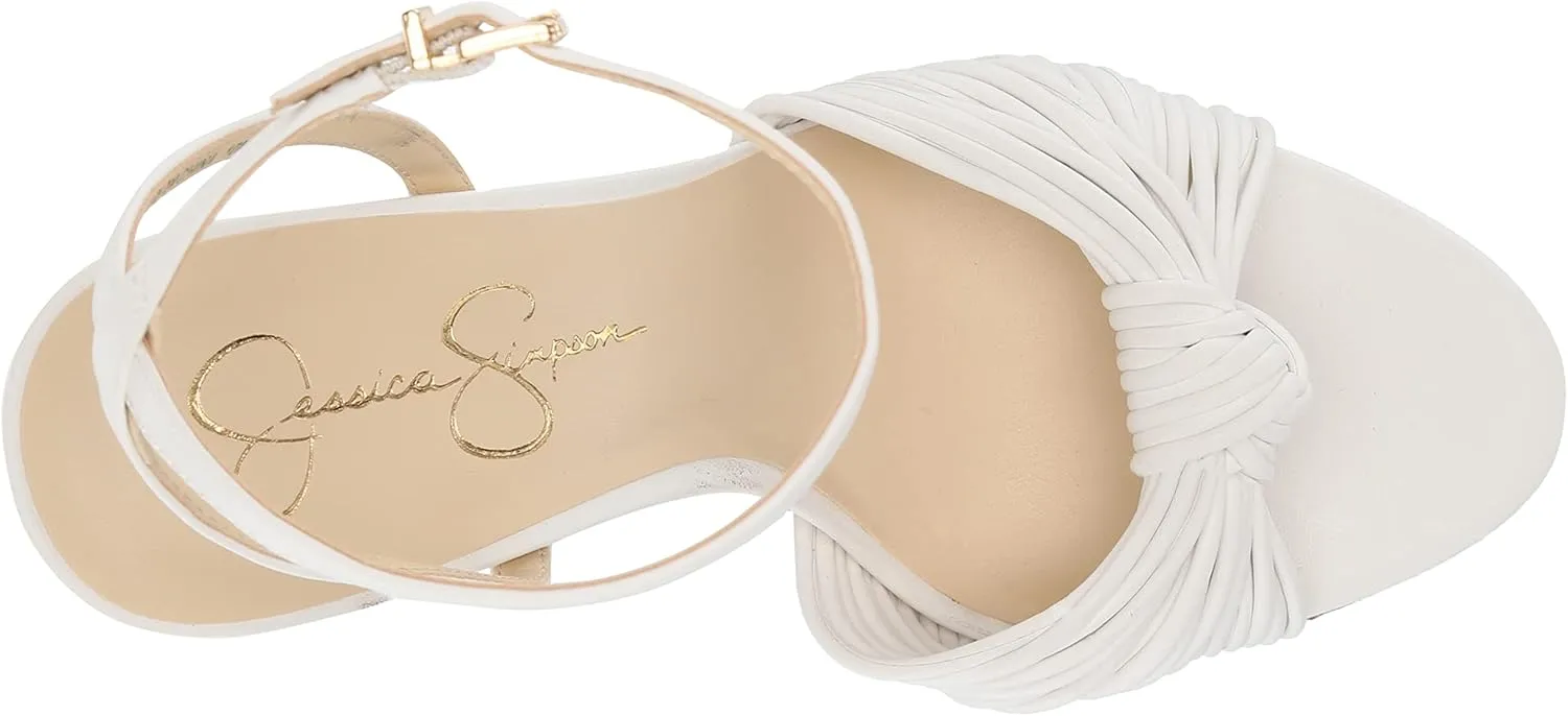 Jessica Simpson Womens Block Heel Ankle Strap