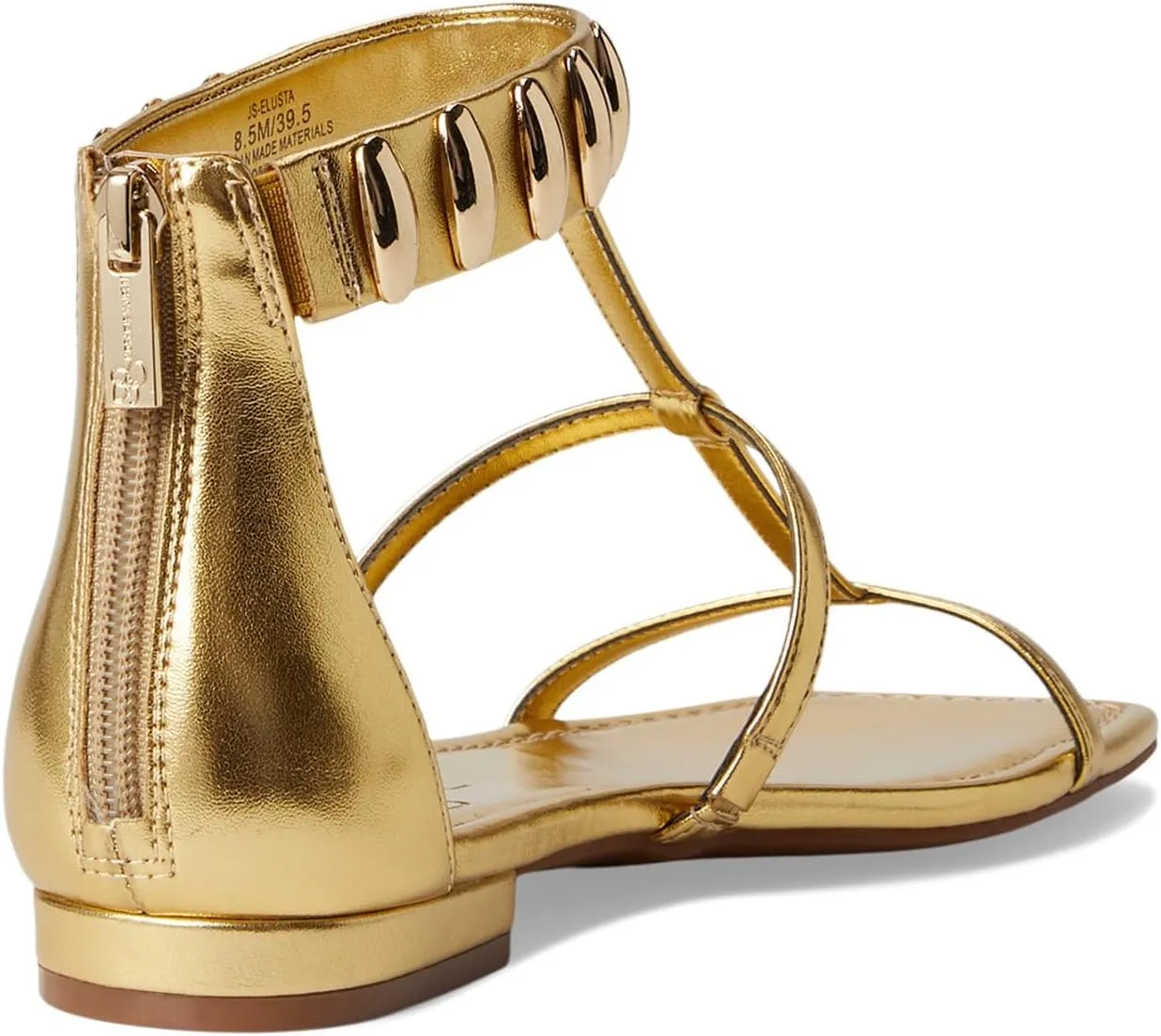 Jessica Simpson Women's Elusta Studded T-Strap Sandals Flat