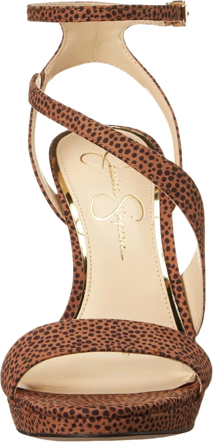 Jessica Simpson Womens Friso Buckle Ankle Strap Pumps