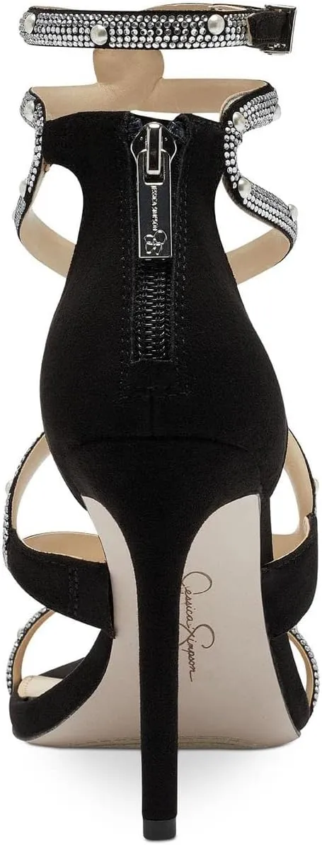 Jessica Simpson Women's Janya Ankle Strap High Heel Sandal Heeled