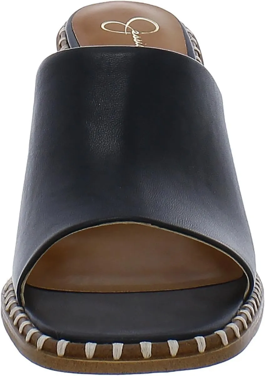 Jessica Simpson Womens Lendrila Block Heel Slip-On Heels
