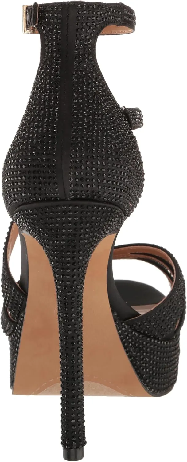 Jessica Simpson Womens Shyremin Metallic Platform Pumps
