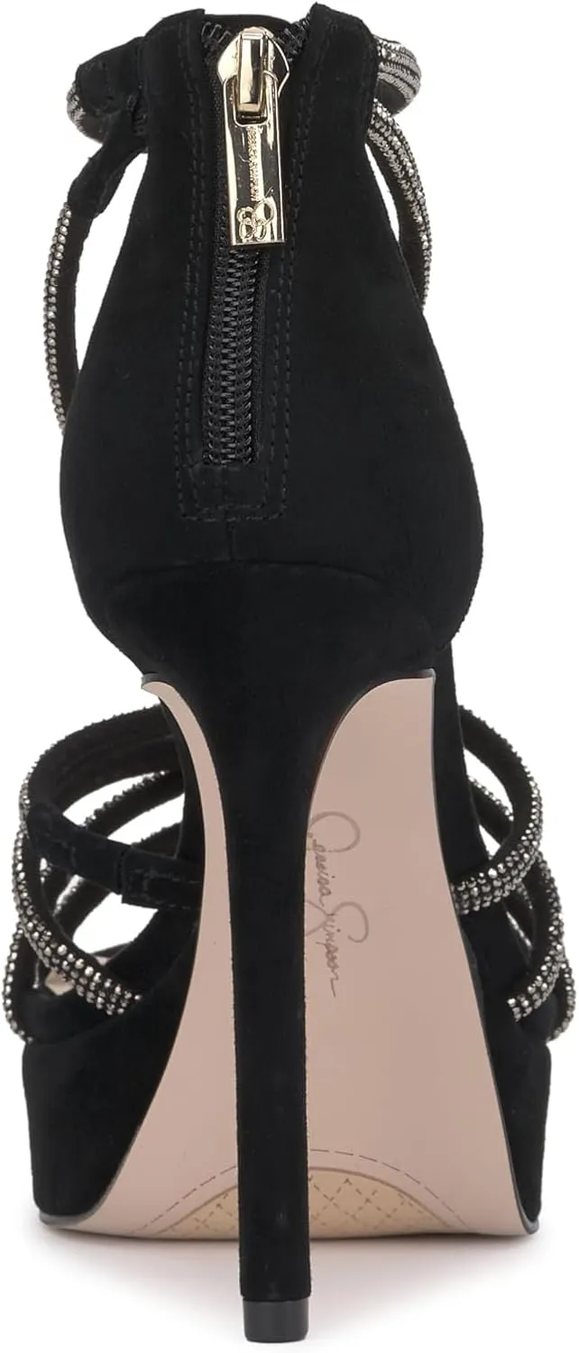 Jessica Simpson Women's Suvrie Ankle Strap Platform Sandal Heeled