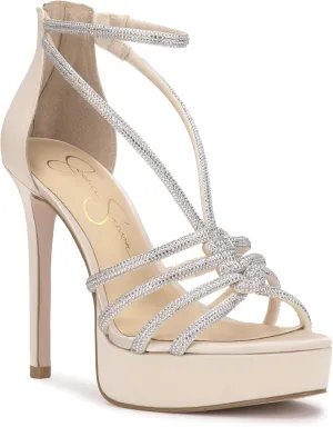 Jessica Simpson Women's Suvrie Ankle Strap Platform Sandal Heeled