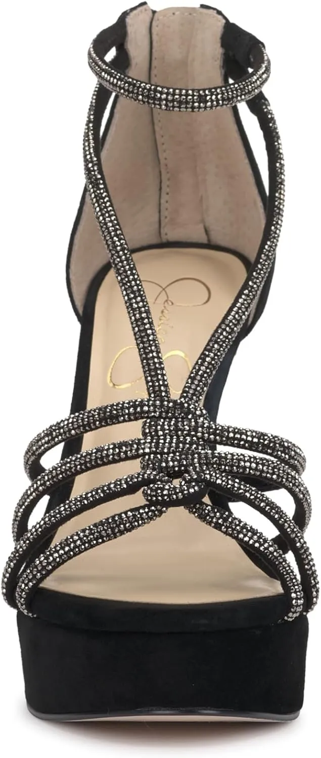 Jessica Simpson Women's Suvrie Ankle Strap Platform Sandal Heeled