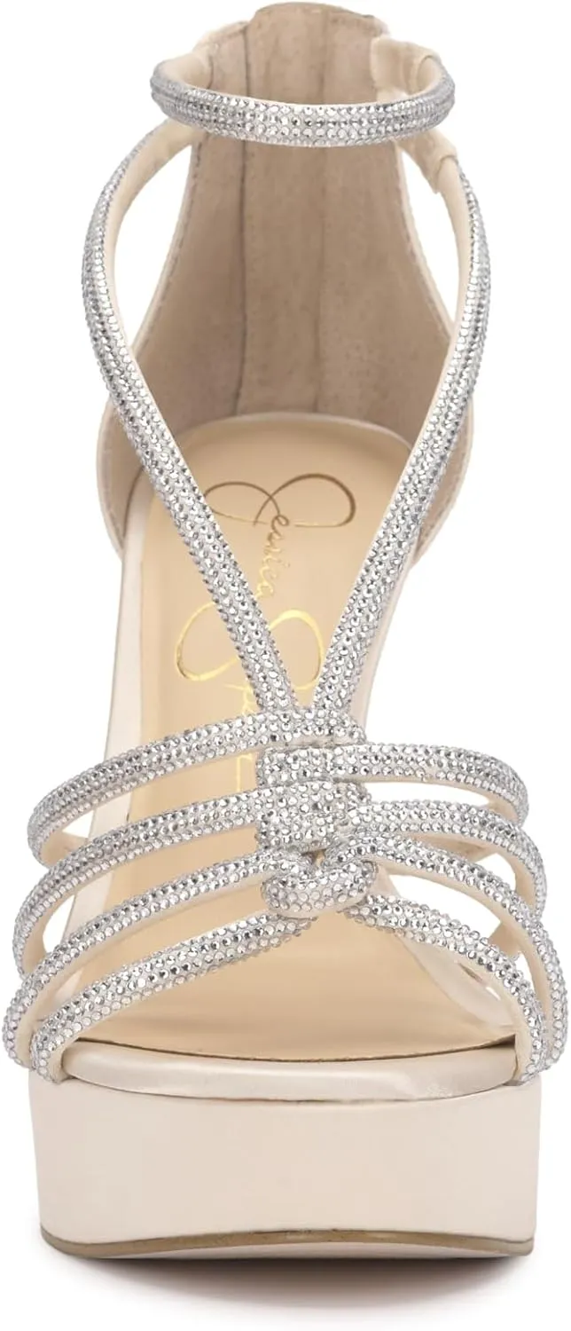 Jessica Simpson Women's Suvrie Ankle Strap Platform Sandal Heeled