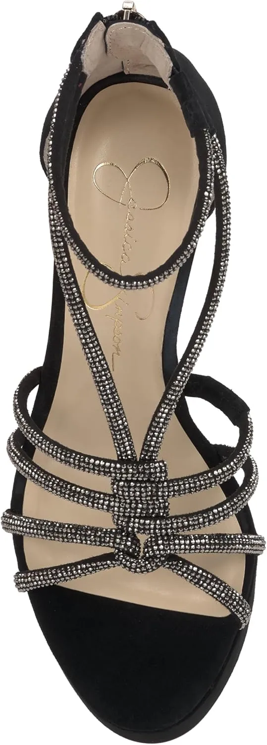 Jessica Simpson Women's Suvrie Ankle Strap Platform Sandal Heeled