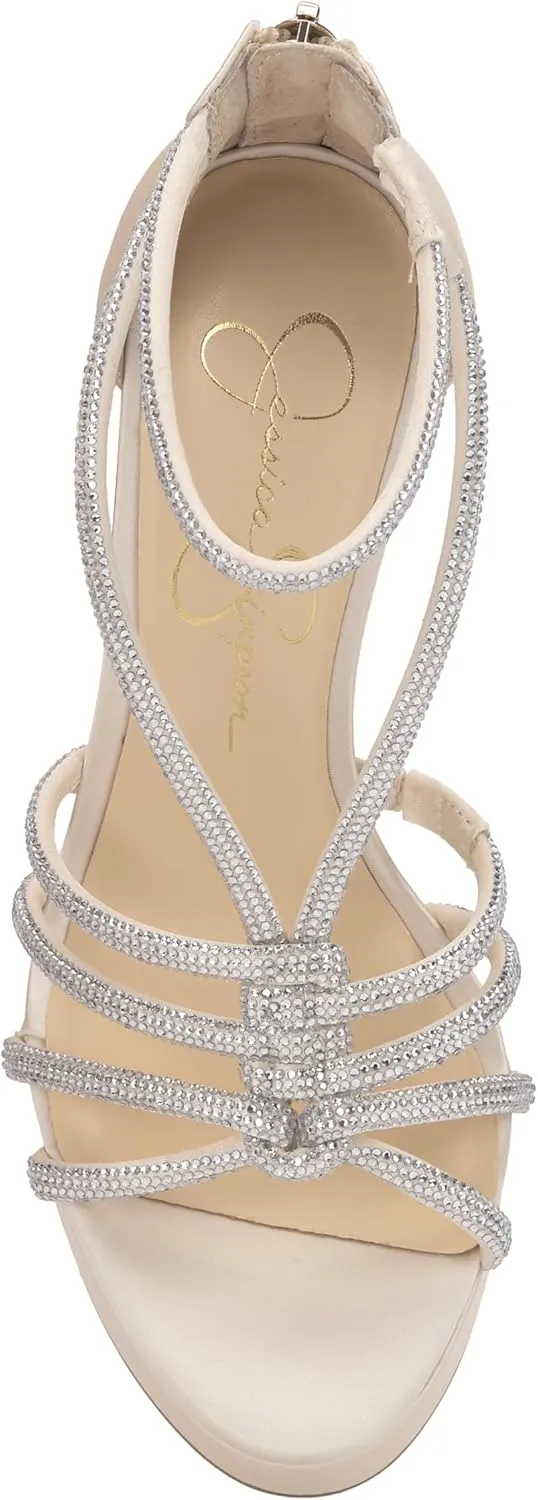 Jessica Simpson Women's Suvrie Ankle Strap Platform Sandal Heeled