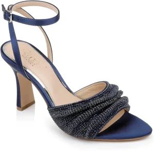 Jewel Badgley Mischka Huntley Crystal Strap Stiletto Heel Sandal