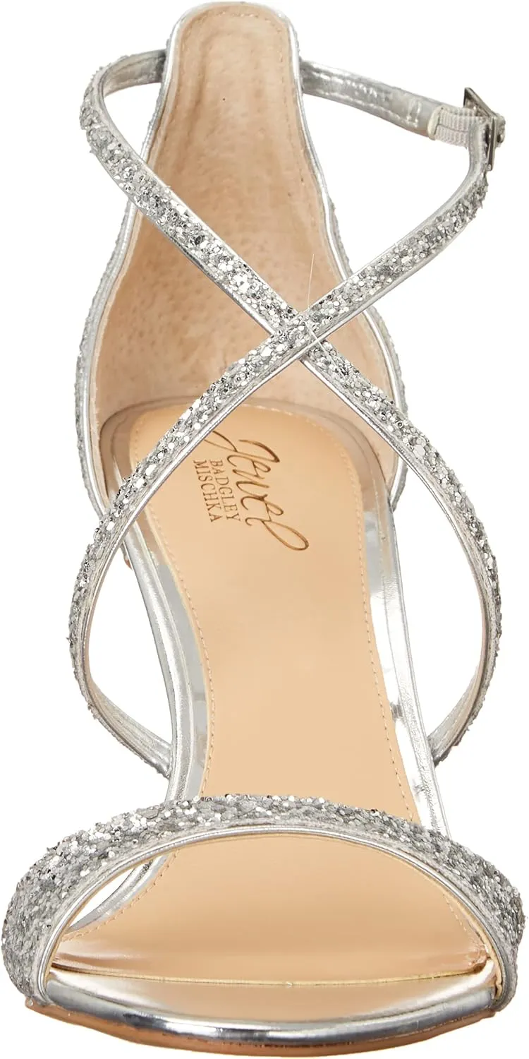 Jewel Badgley Mischka Women's Dimitra Heeled Sandal