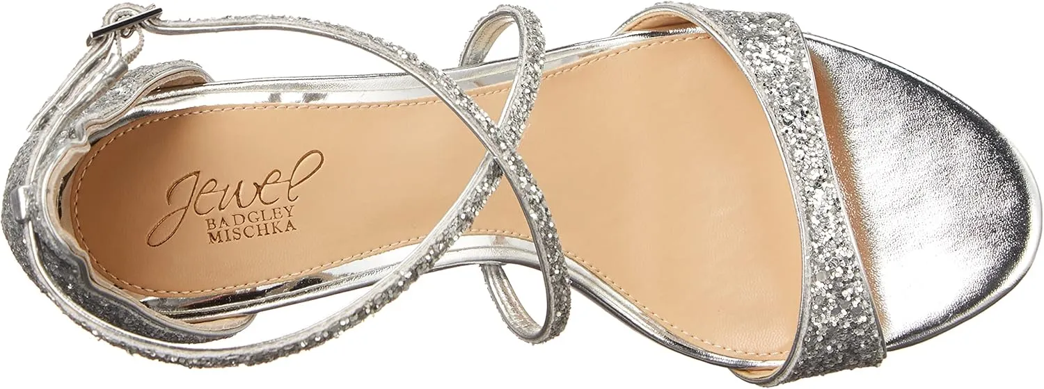 Jewel Badgley Mischka Women's Dimitra Heeled Sandal