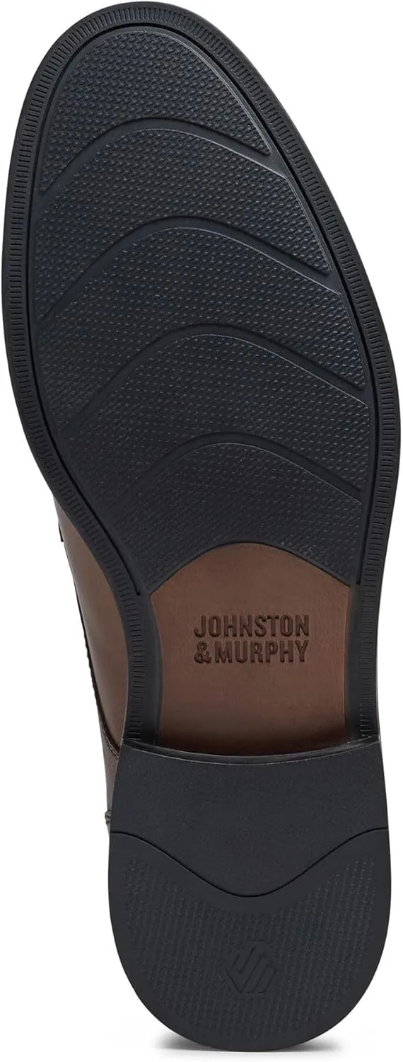 Johnston & Murphy Mason Cap Toe Men’s Shoe – Business Casual Leather Mens Dress Shoes, Comfortable Shoes for Men