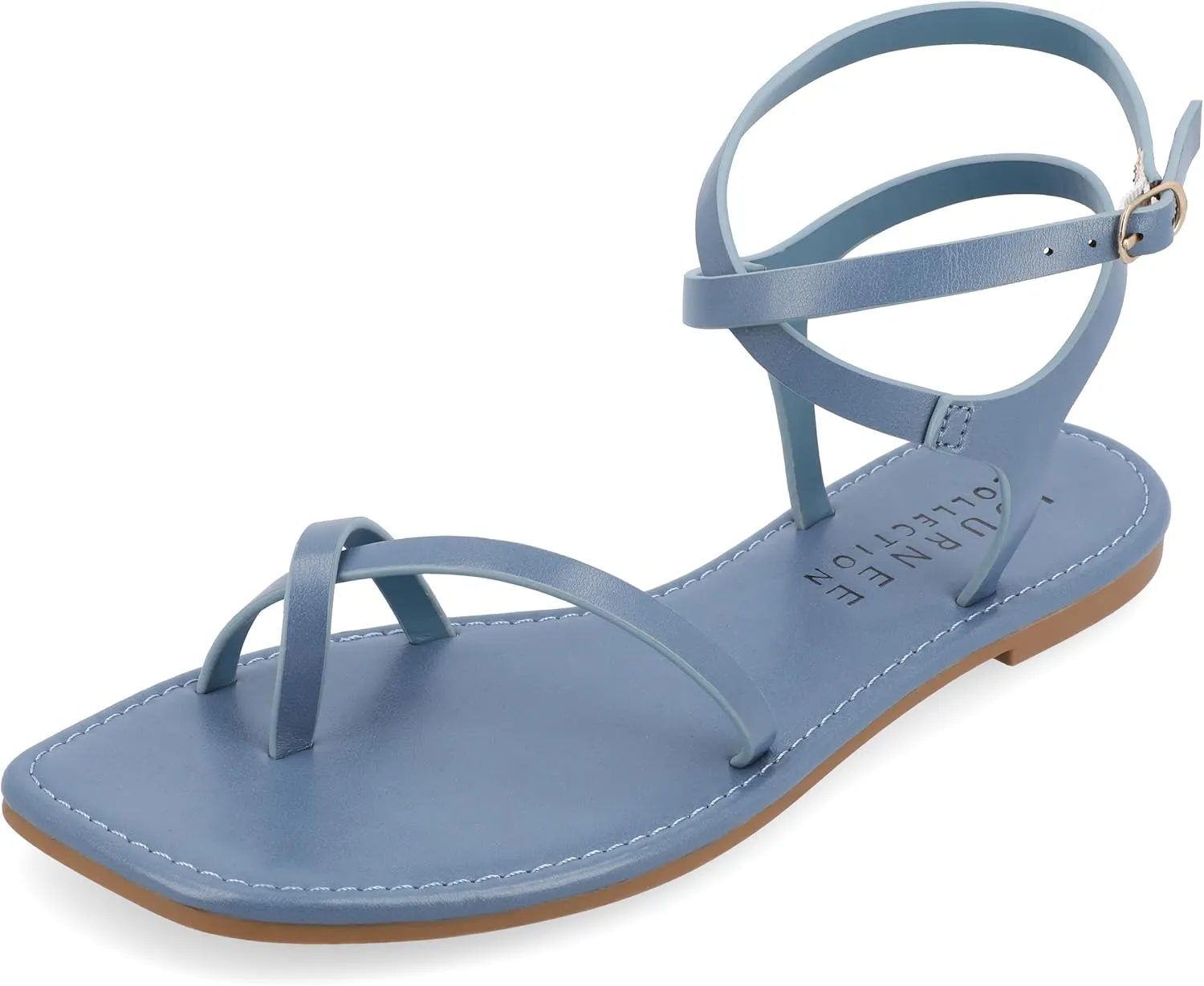 Journee Collection Women's Charra Flat Sandal