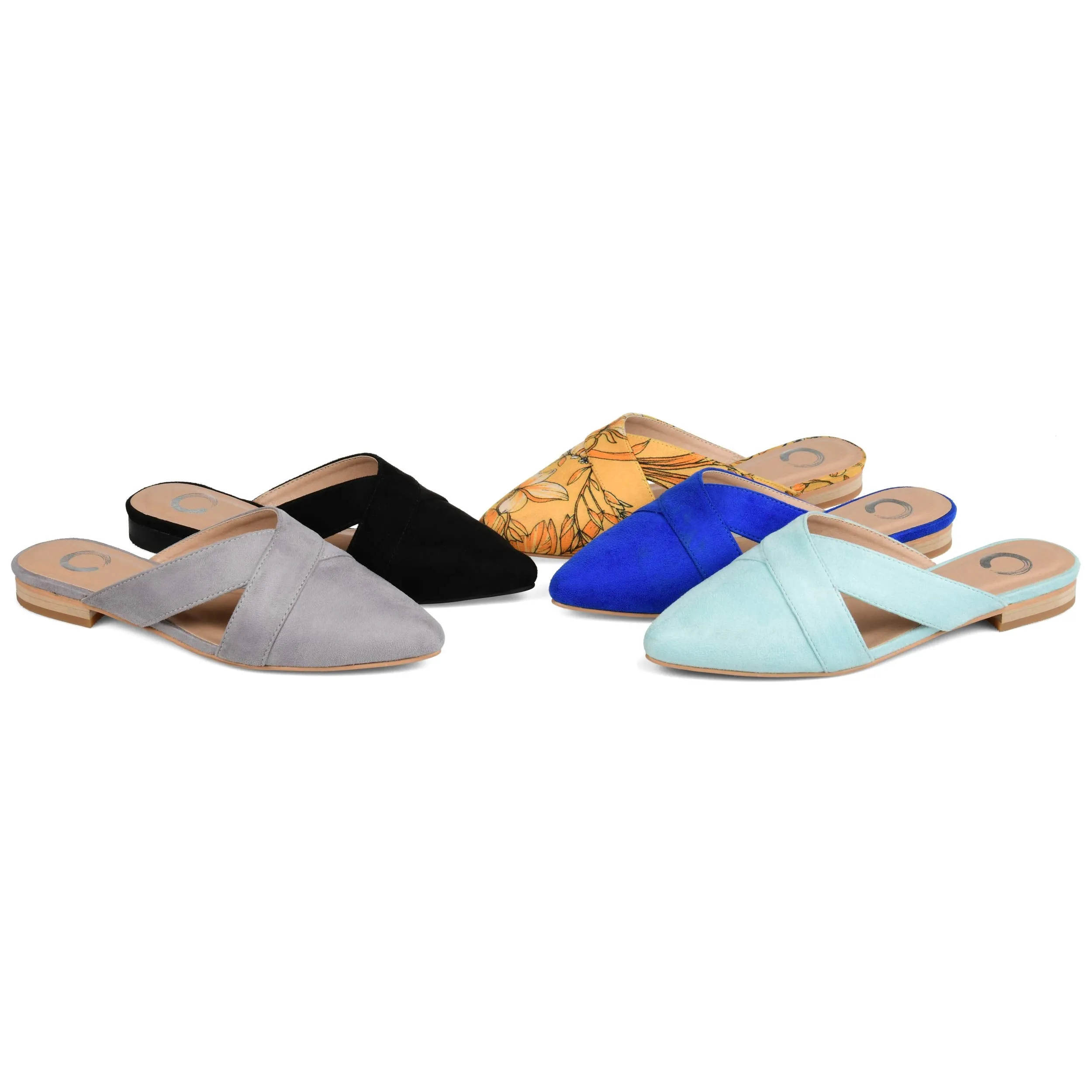 Journee Women's Giada Mule Flats Black, 9
