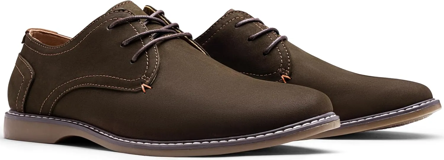 Jousen Men's Casual Dress Shoes Suede Business Classic Dress Shoes for Men