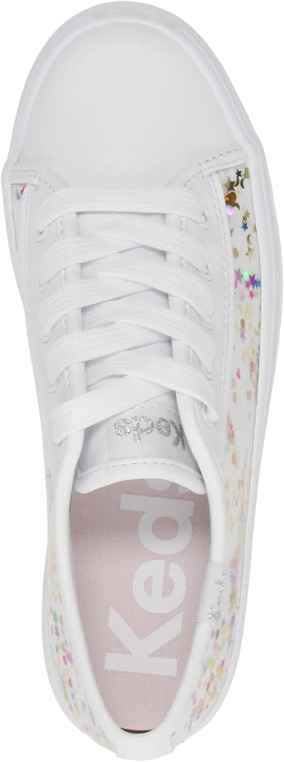 Keds Girl's Triple Up-Glitter Under Glas (Little Big Kid) Sneaker