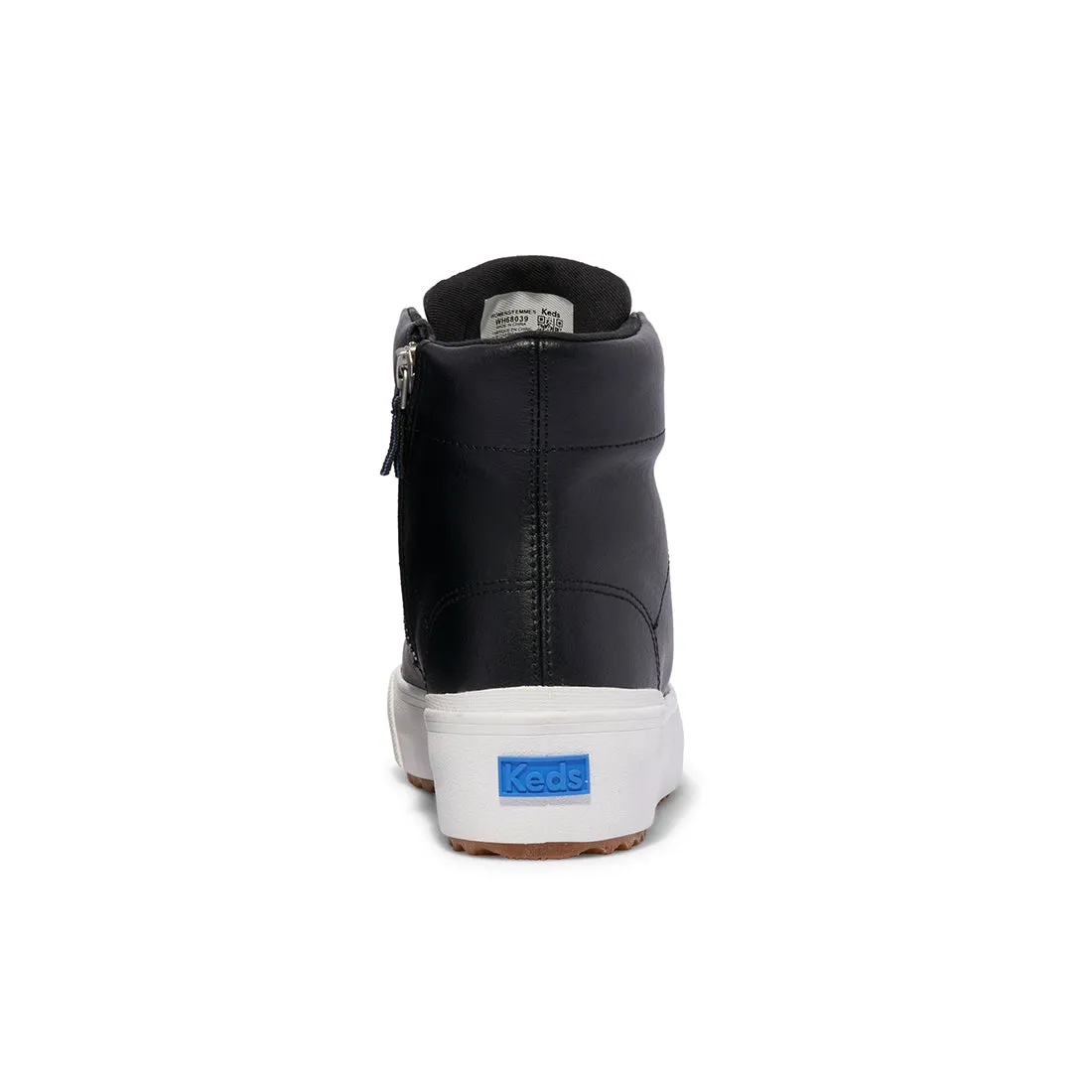 Keds Womens' Remi Mid Zip Leather Black (WH68039)