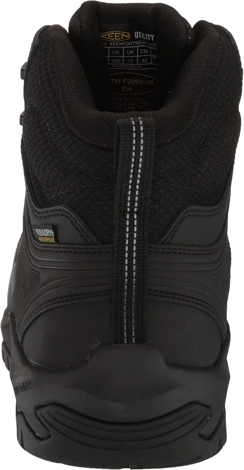 KEEN Utility Men's Reno Mid Height Soft Toe Flexible Waterproof Athletic Work Boot