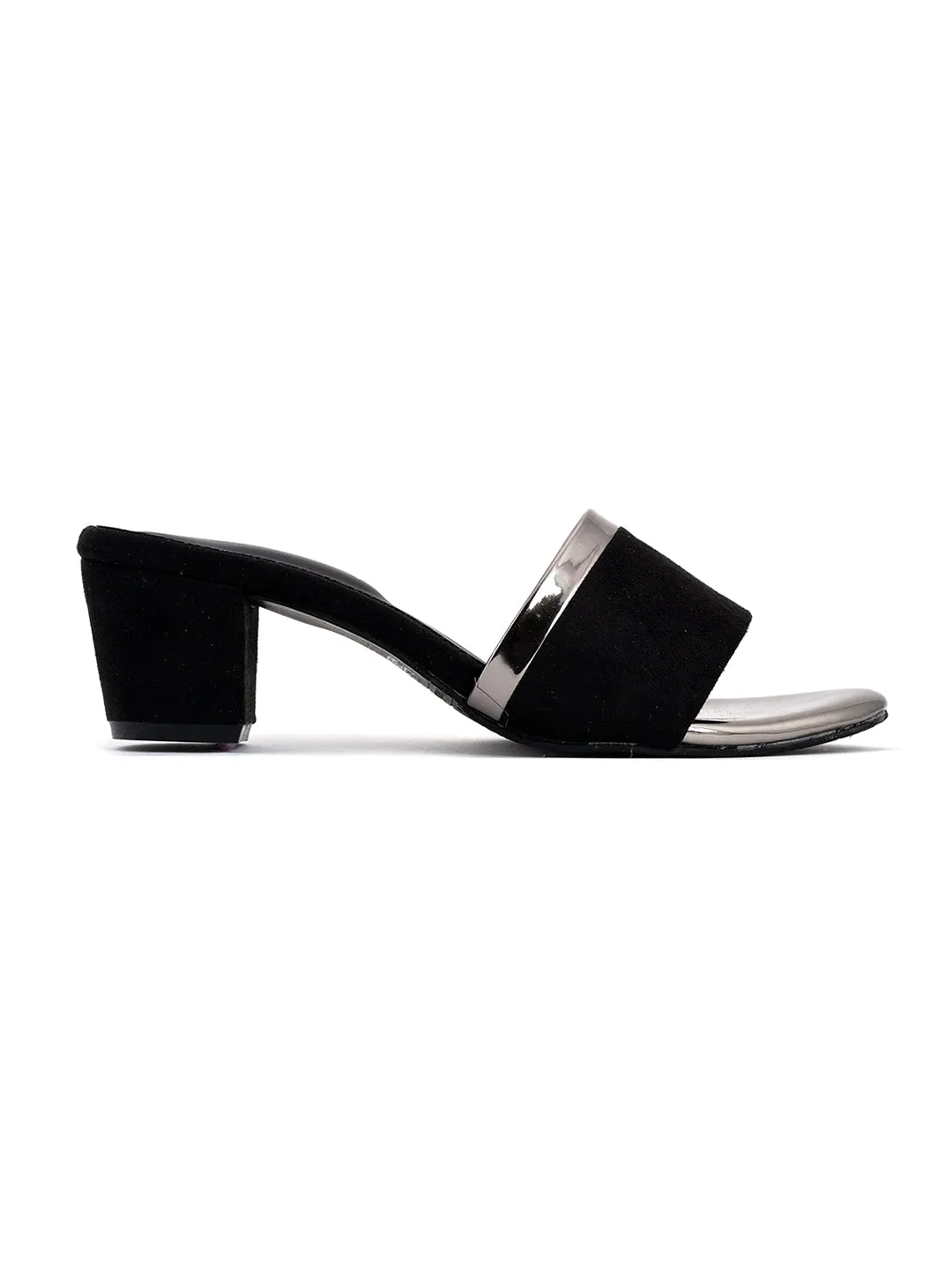 Khadim Block Heel Mule Slip On Sandal for Women
