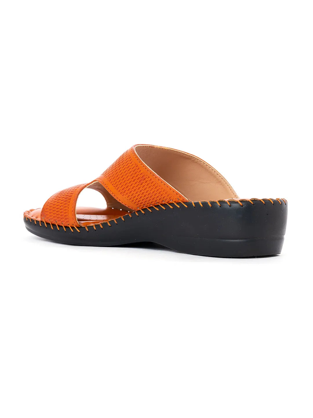 Khadim Softouch Wedge Heel Mule Slip On Sandal for Women