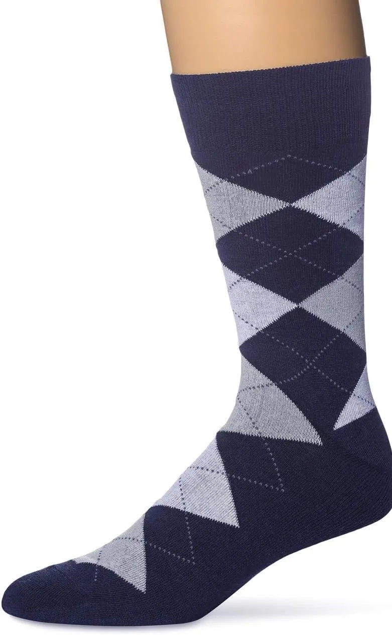 KM Legend Men's Dress Socks Classic Fine Lightweight for Formal and Casual Wear (5 Pair Pack)