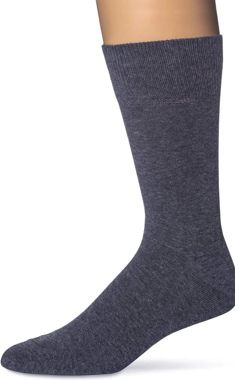 KM Legend Men's Dress Socks Classic Fine Lightweight for Formal and Casual Wear (5 Pair Pack)